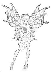 Раскраски Winx Club Элемаксимум и Дементикс Раскраски Winx Club Элемаксимум и Дементикс